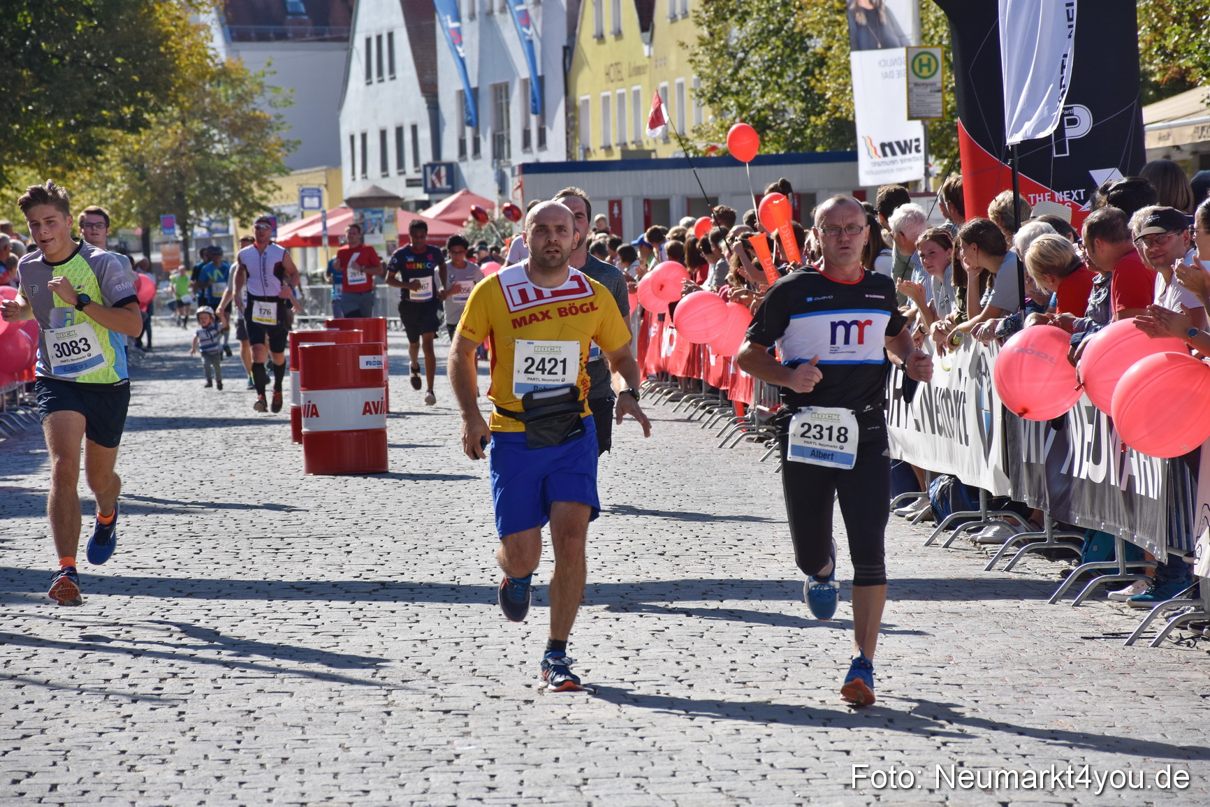 Zieleinlauf Stadtlauf Neumarkt 2018 0315