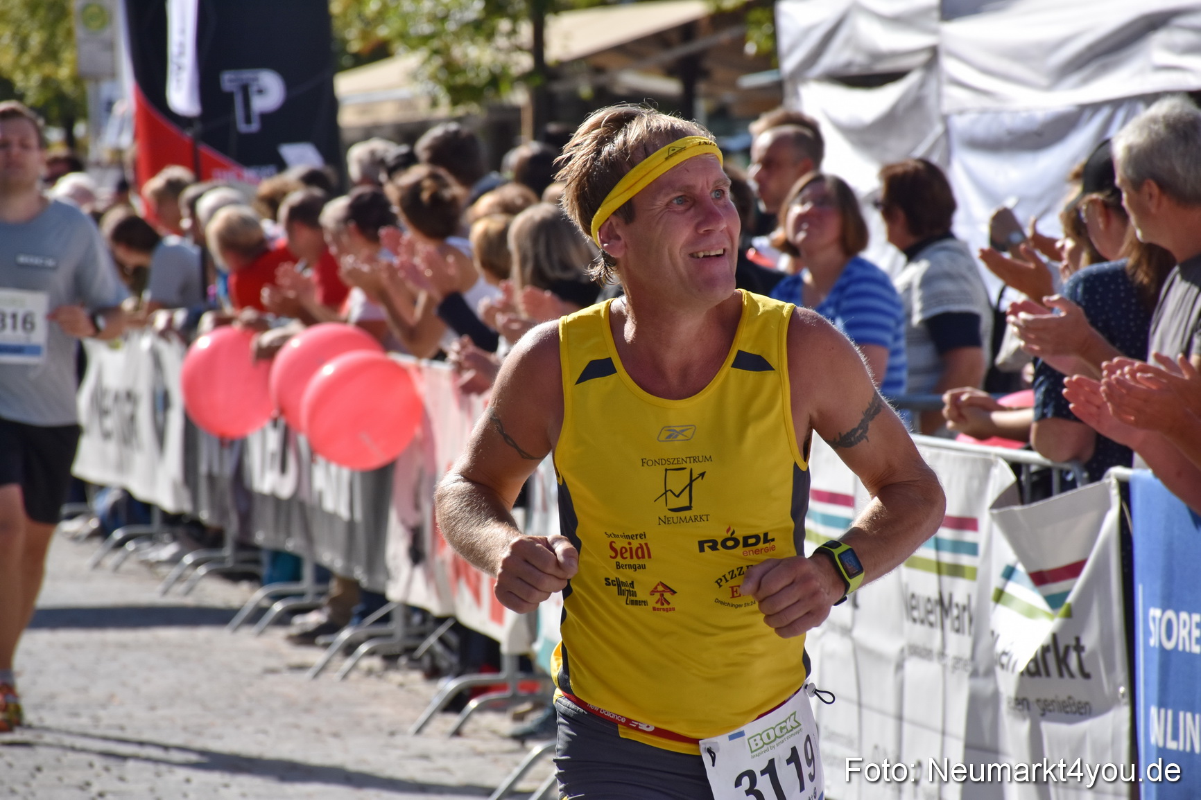 Zieleinlauf Stadtlauf Neumarkt 2018 0361