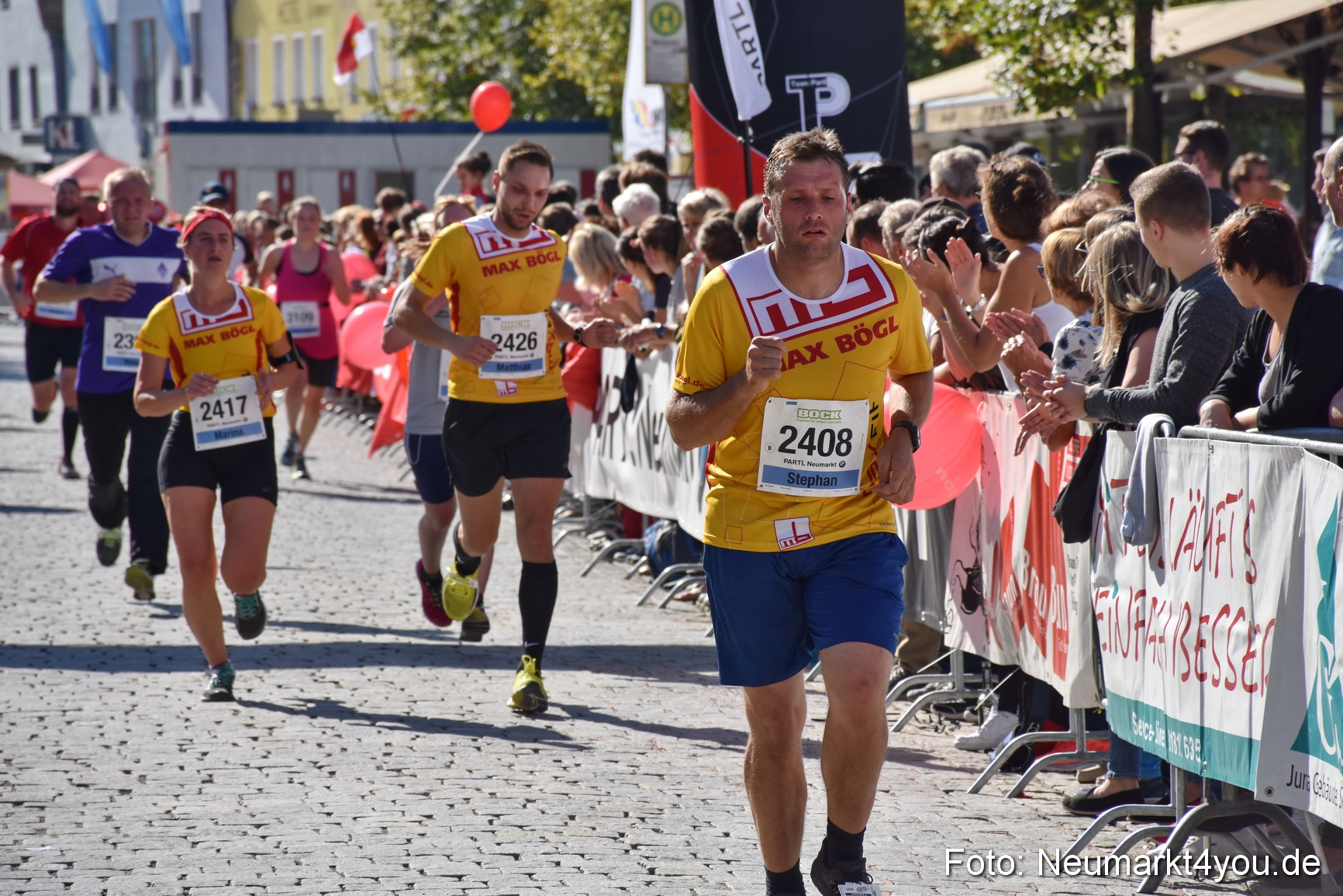 Zieleinlauf Stadtlauf Neumarkt 2018 0419