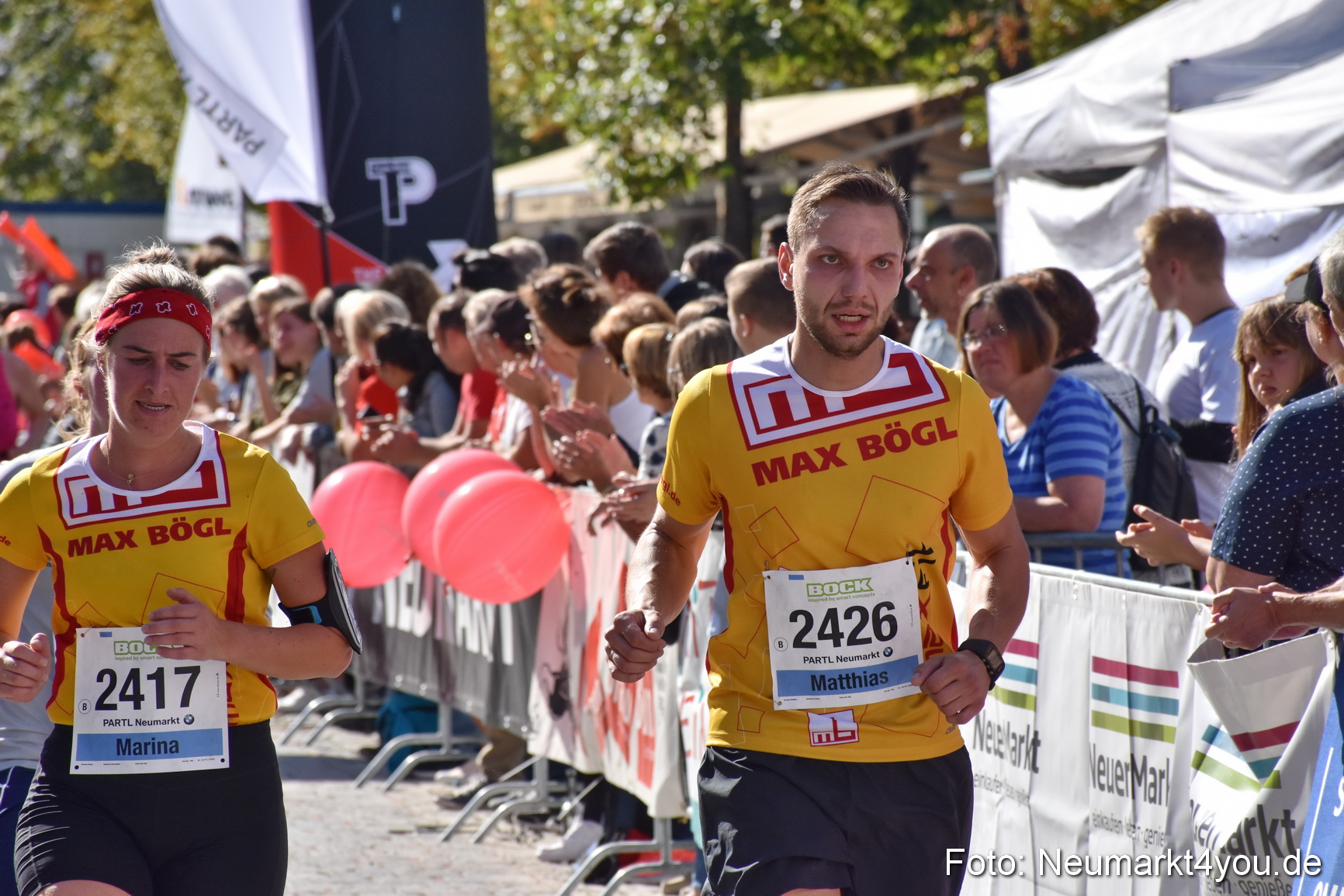 Zieleinlauf Stadtlauf Neumarkt 2018 0420