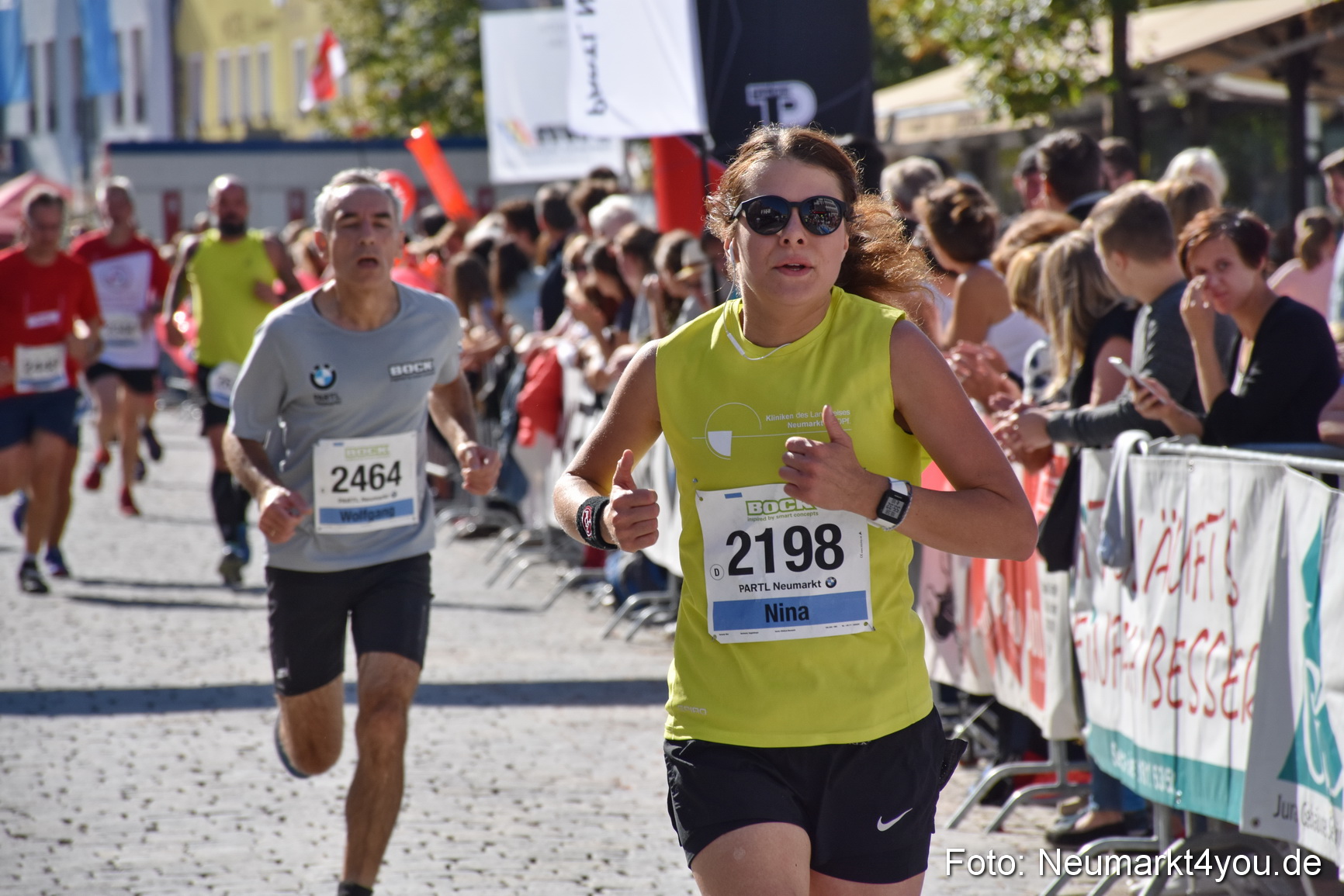 Zieleinlauf Stadtlauf Neumarkt 2018 0452
