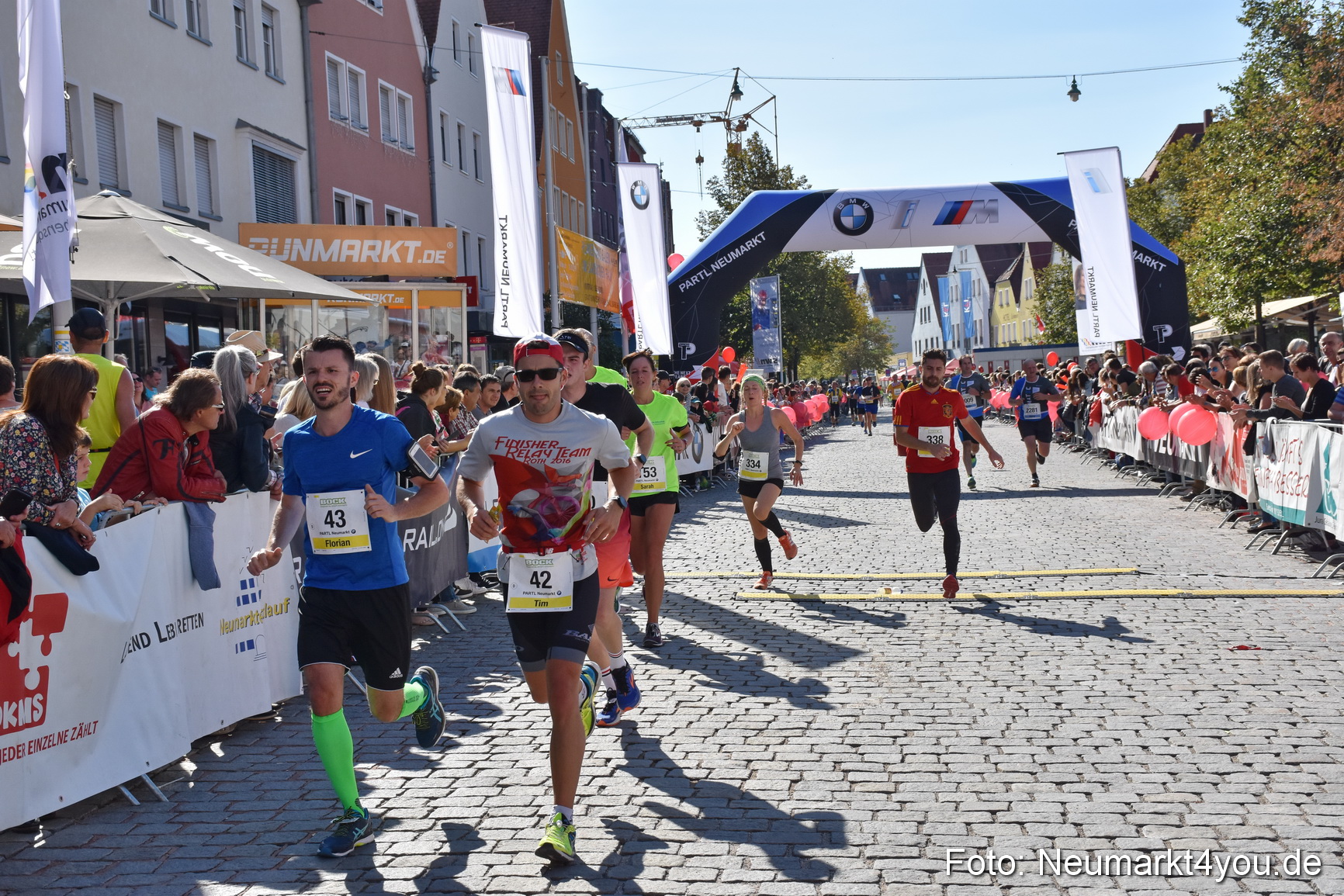 Zieleinlauf Stadtlauf Neumarkt 2018 0466