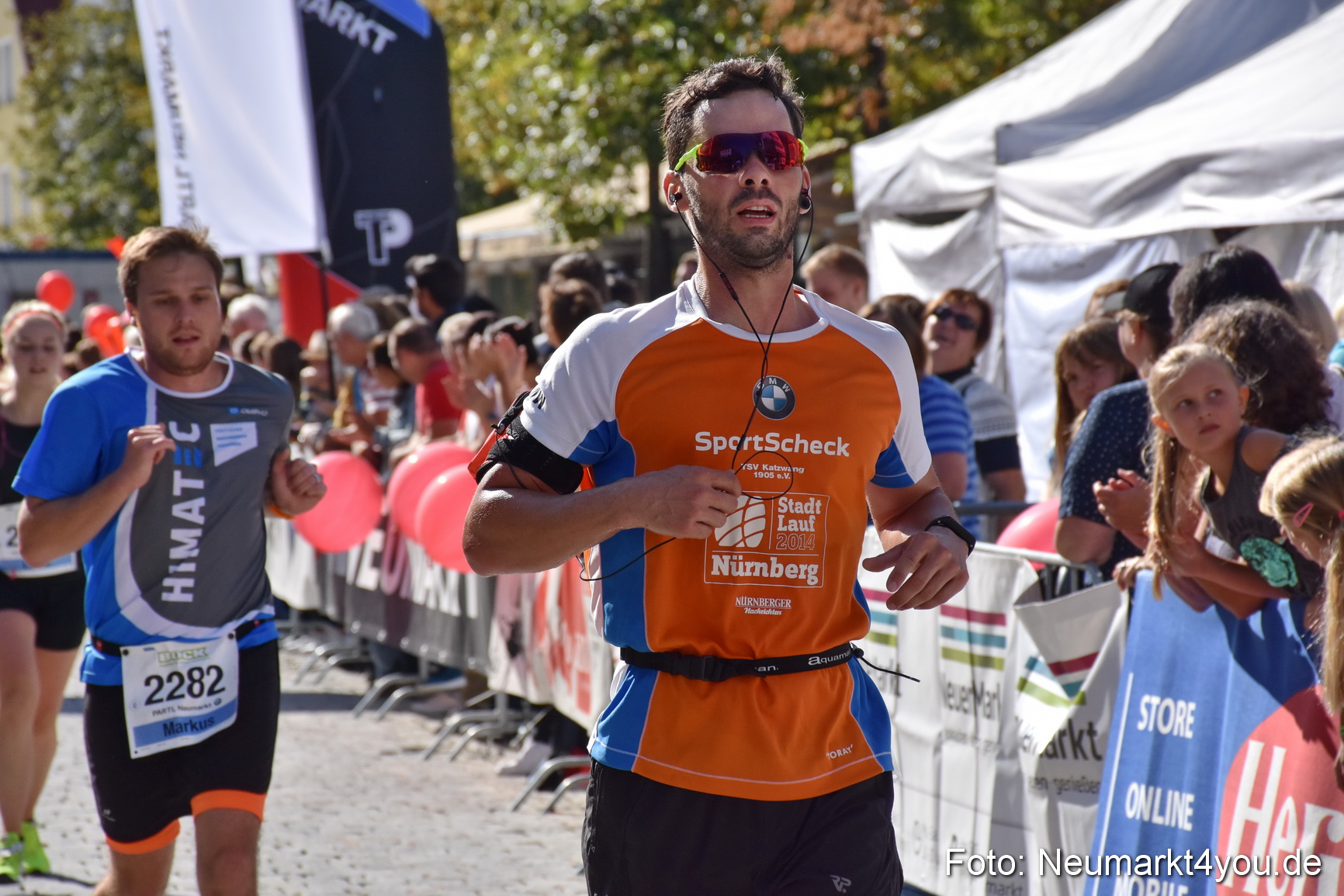 Zieleinlauf Stadtlauf Neumarkt 2018 0496