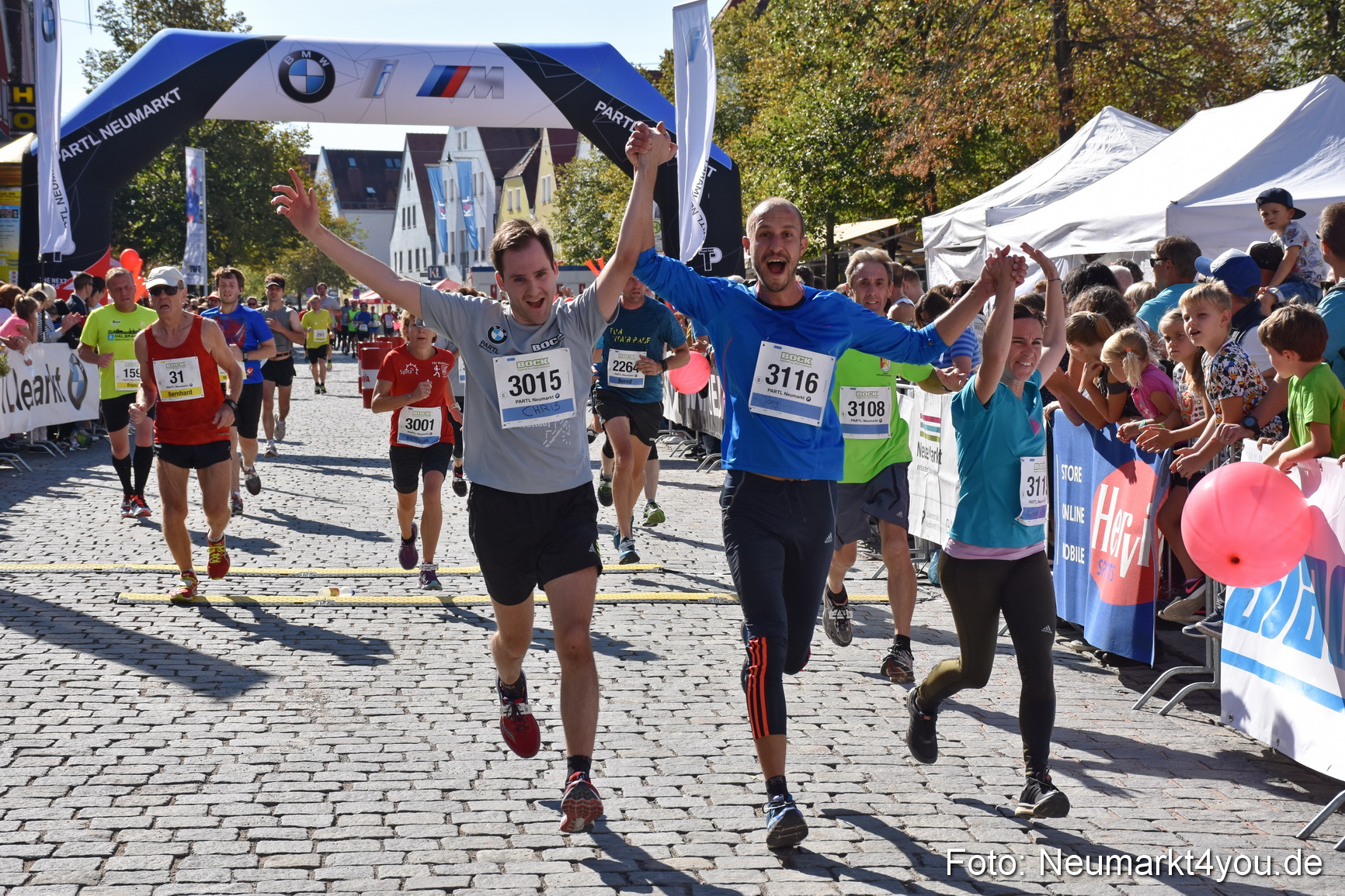 Zieleinlauf Stadtlauf Neumarkt 2018 0507