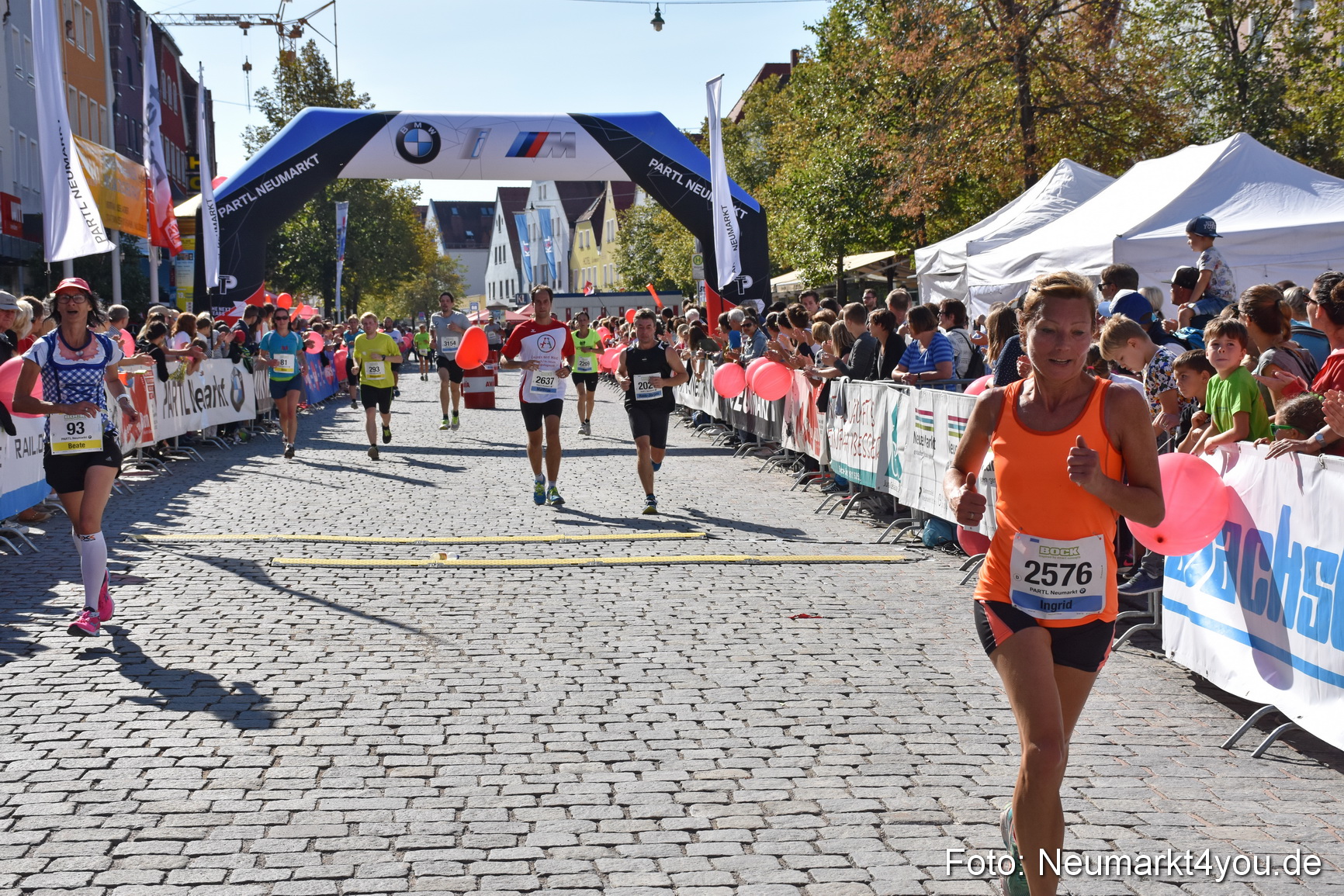 Zieleinlauf Stadtlauf Neumarkt 2018 0509