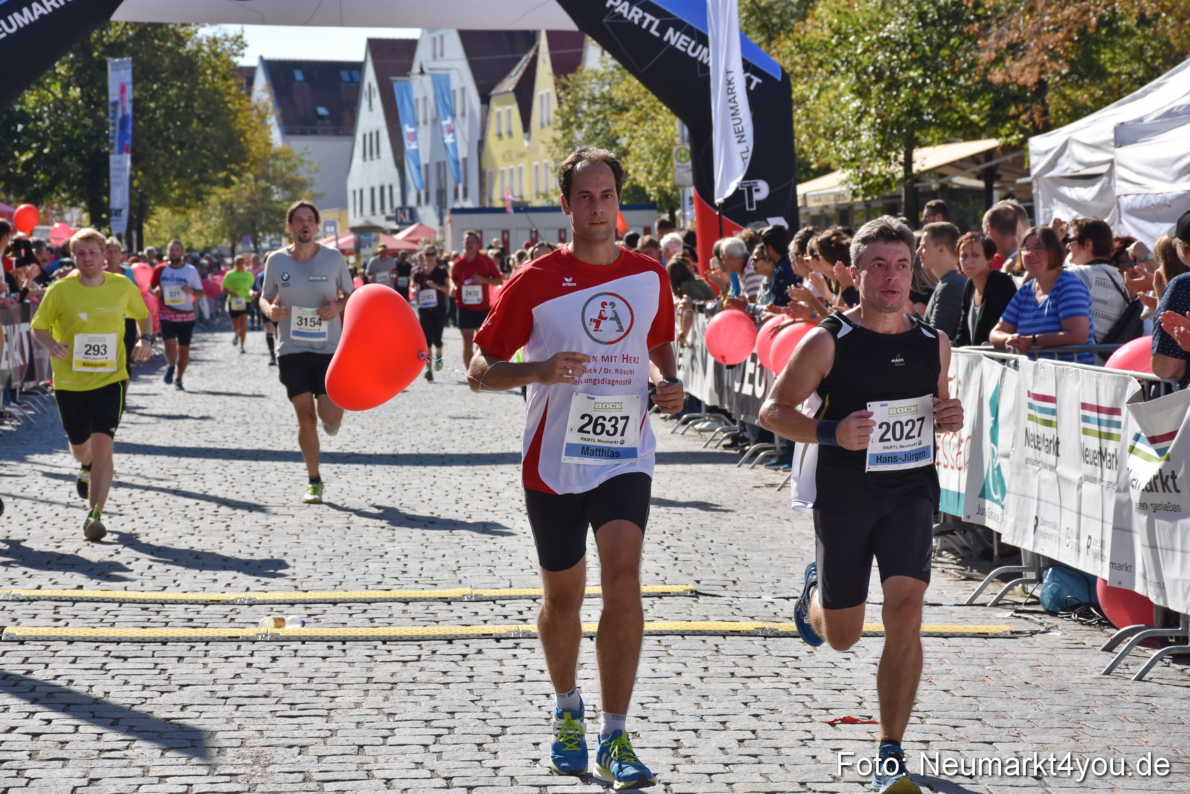 Zieleinlauf Stadtlauf Neumarkt 2018 0510
