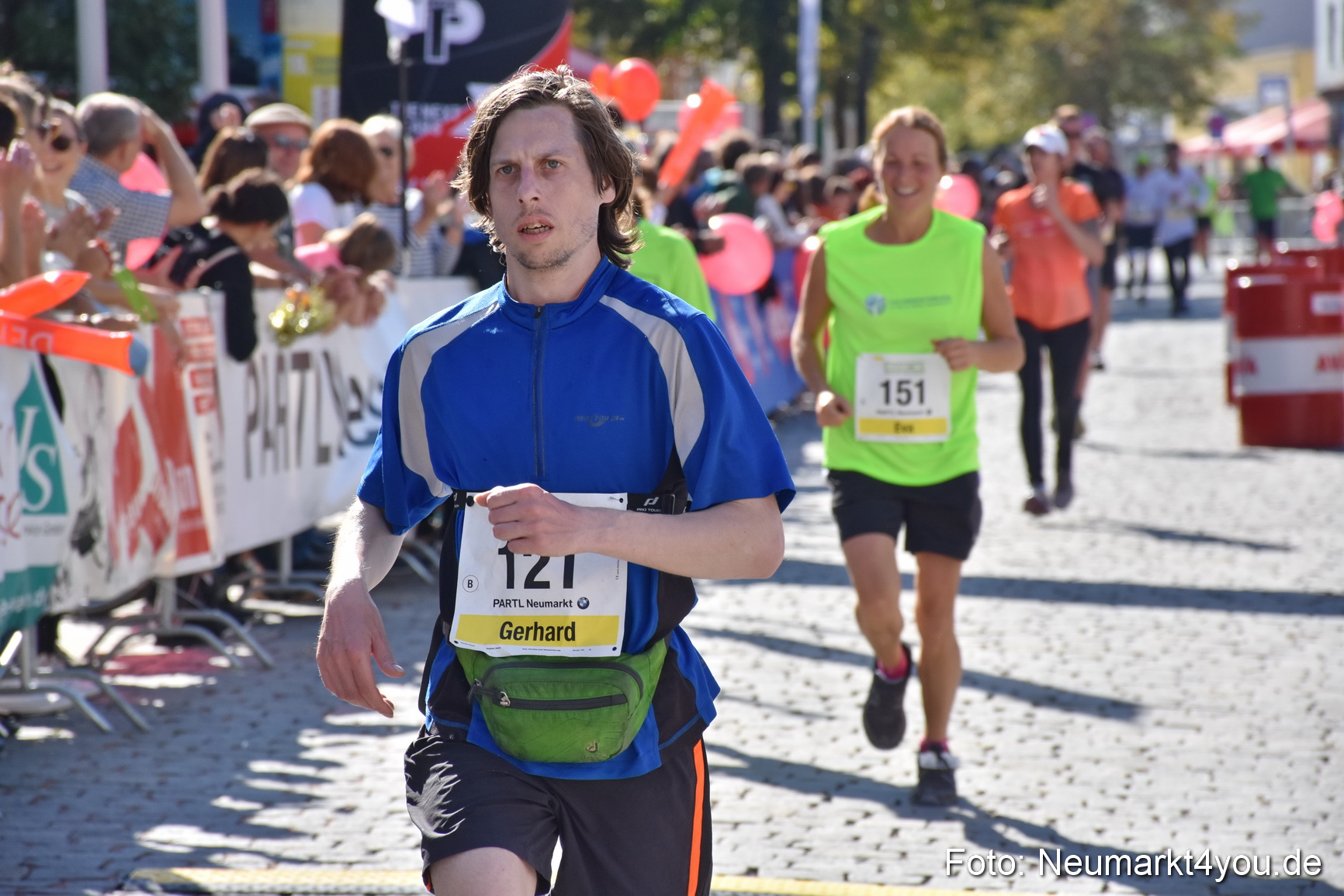 Zieleinlauf Stadtlauf Neumarkt 2018 0514