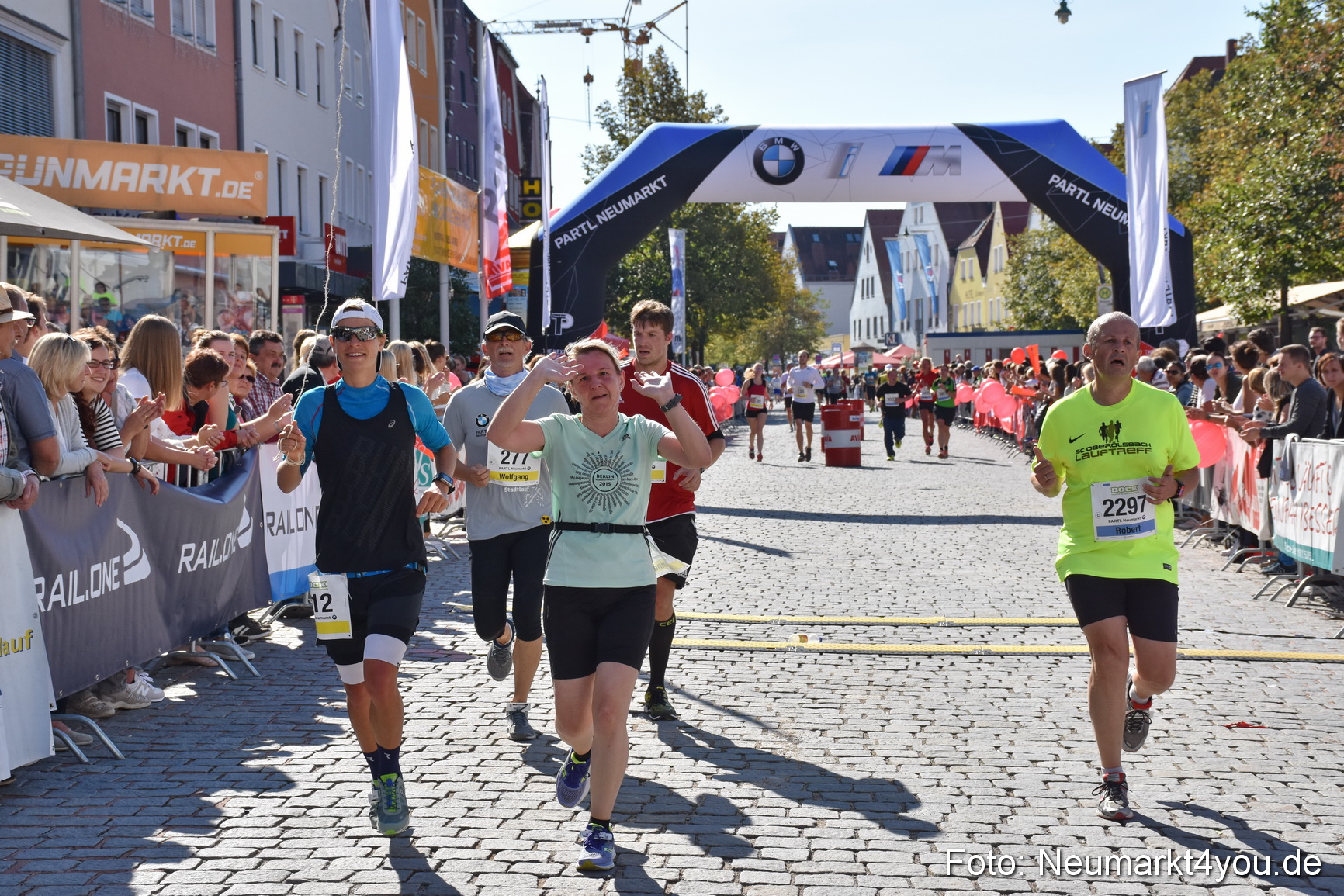 Zieleinlauf Stadtlauf Neumarkt 2018 0537