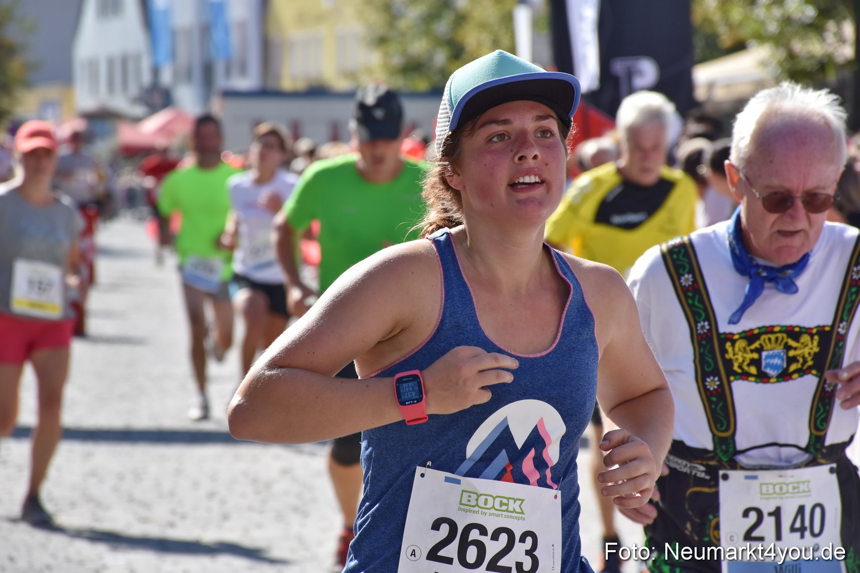 Zieleinlauf Stadtlauf Neumarkt 2018 0542