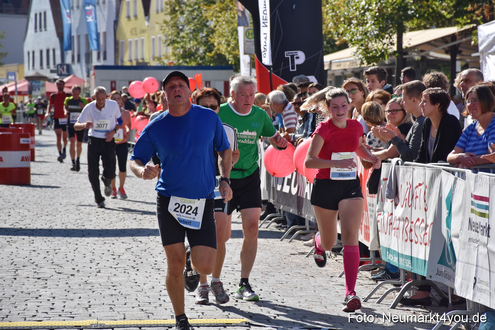Zieleinlauf Stadtlauf Neumarkt 2018 0552