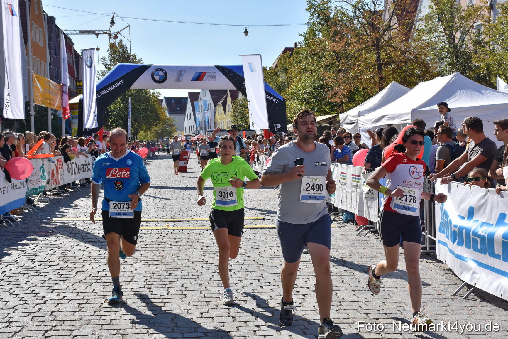 Zieleinlauf Stadtlauf Neumarkt 2018 0564