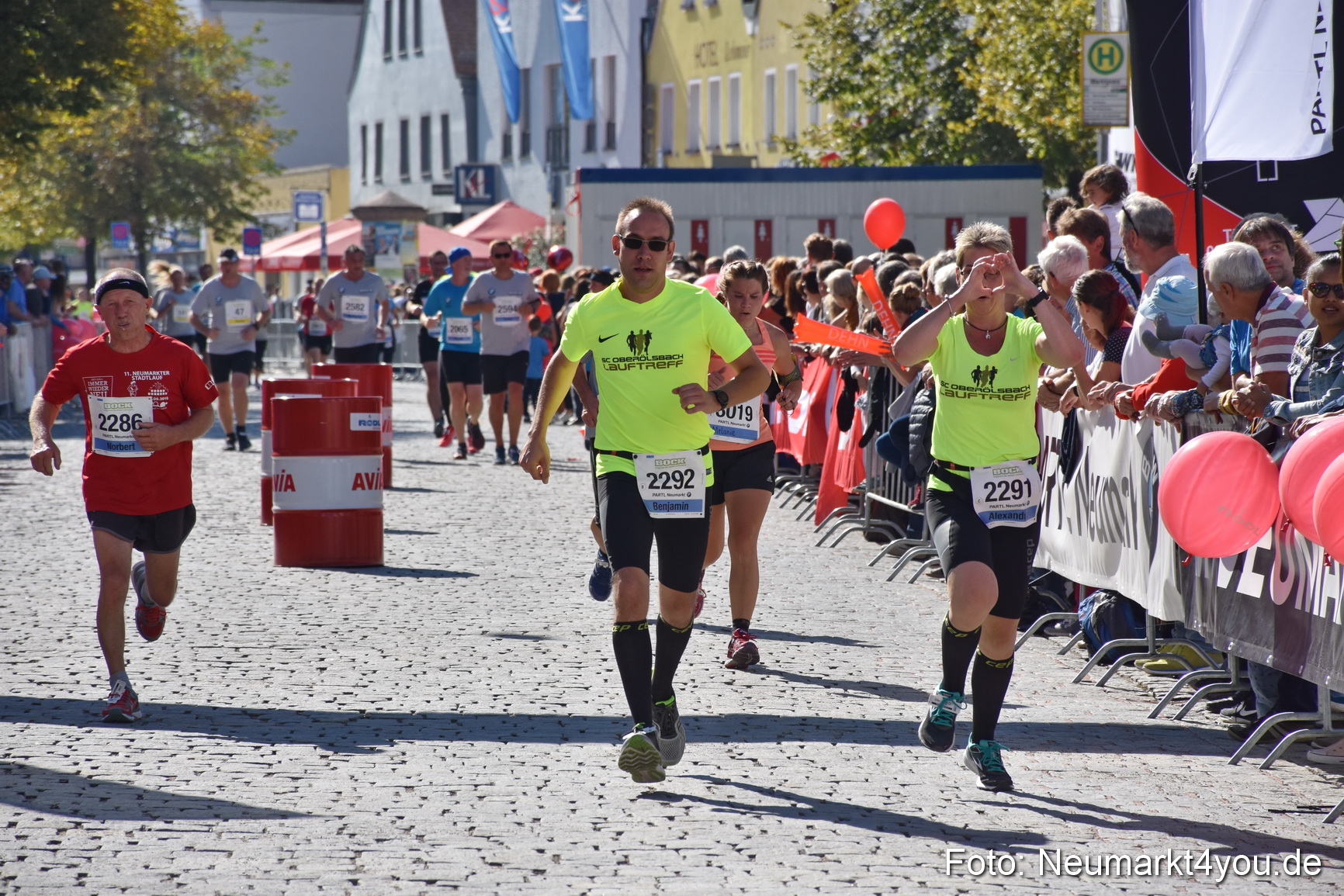 Zieleinlauf Stadtlauf Neumarkt 2018 0595
