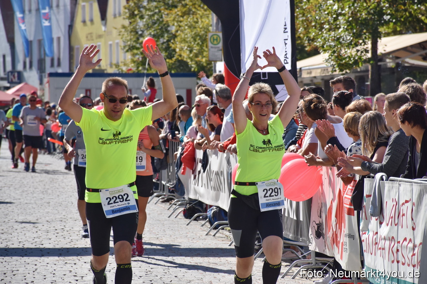 Zieleinlauf Stadtlauf Neumarkt 2018 0596