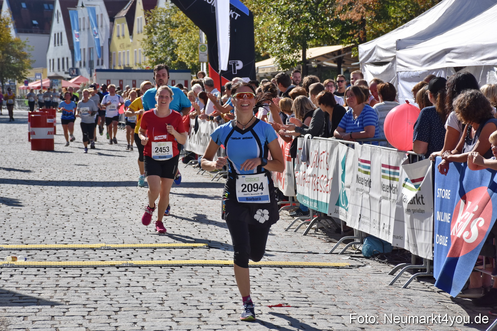 Zieleinlauf Stadtlauf Neumarkt 2018 0602