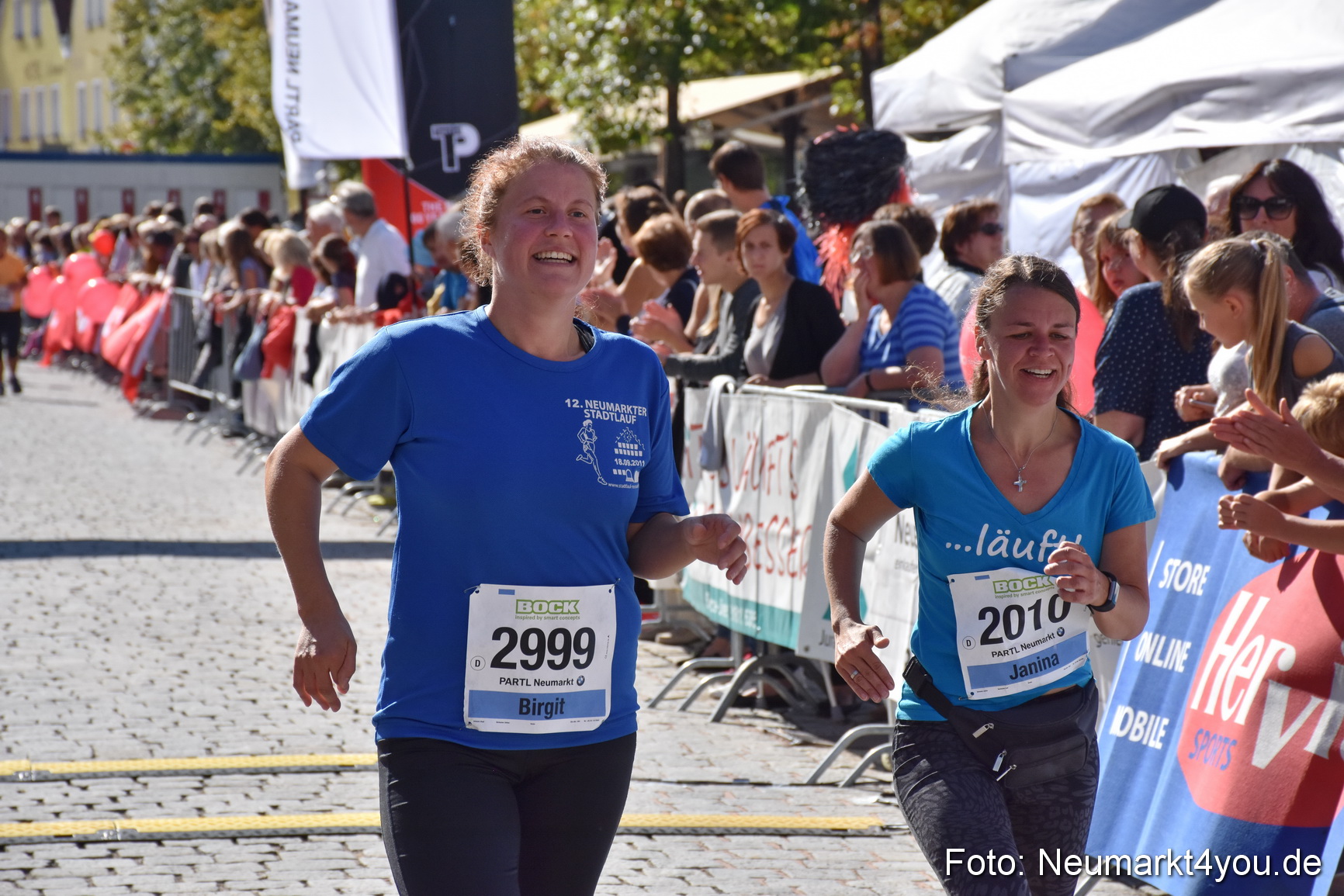 Zieleinlauf Stadtlauf Neumarkt 2018 0675