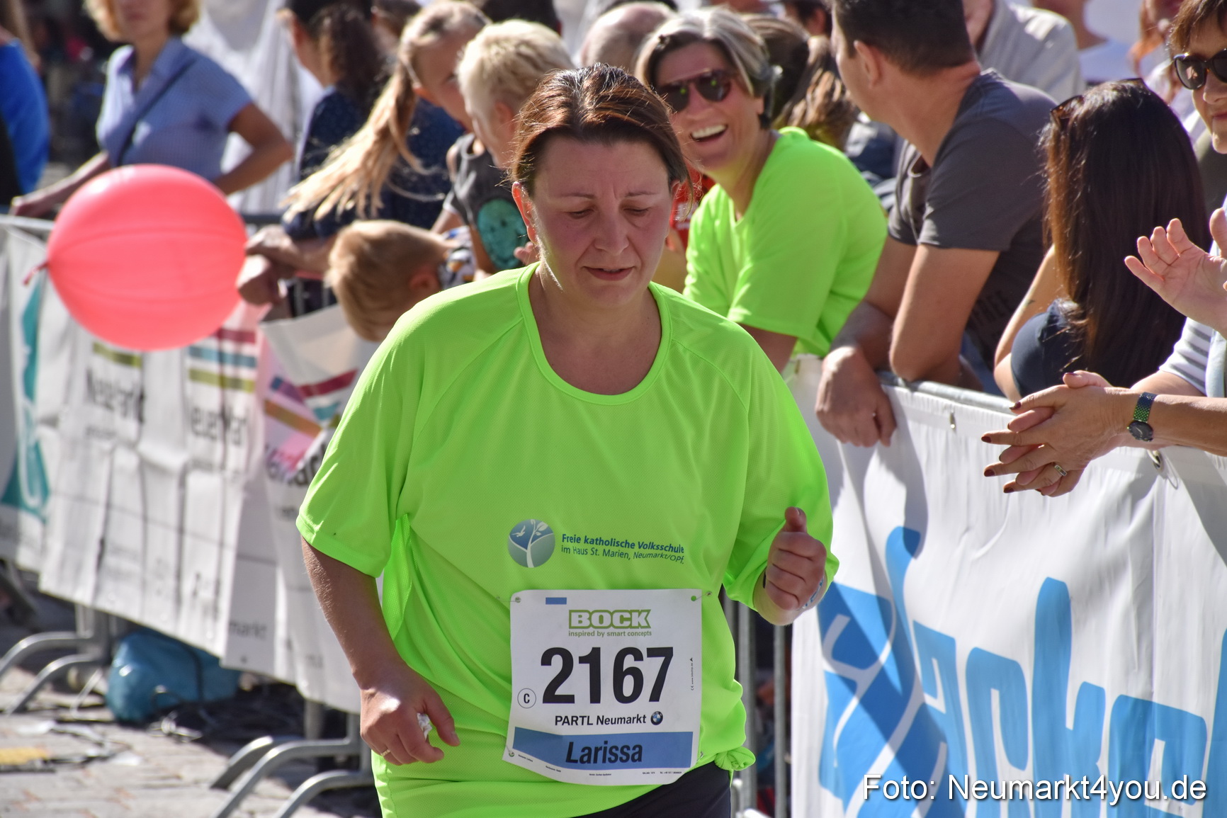 Zieleinlauf Stadtlauf Neumarkt 2018 0718