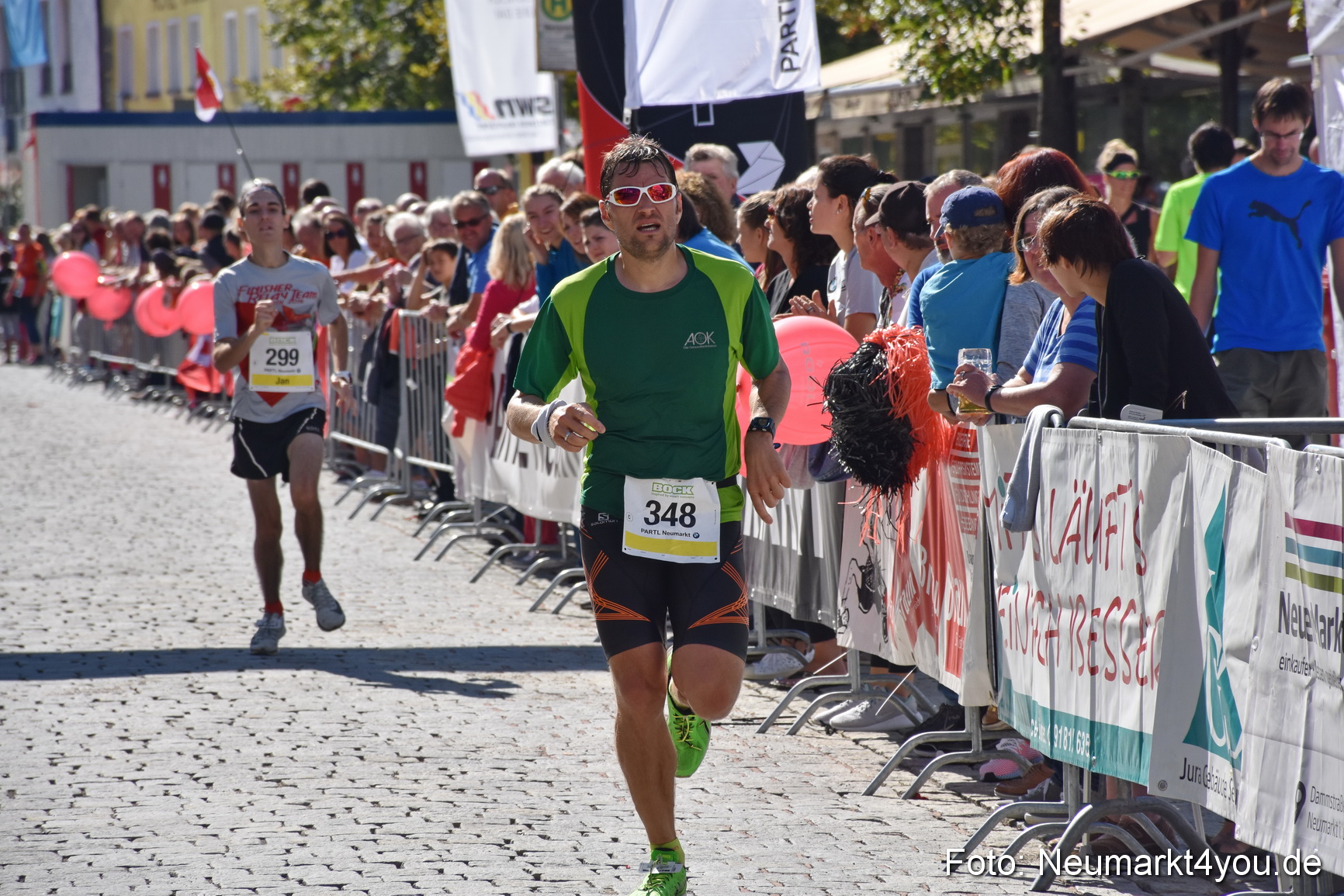 Zieleinlauf Stadtlauf Neumarkt 2018 0731