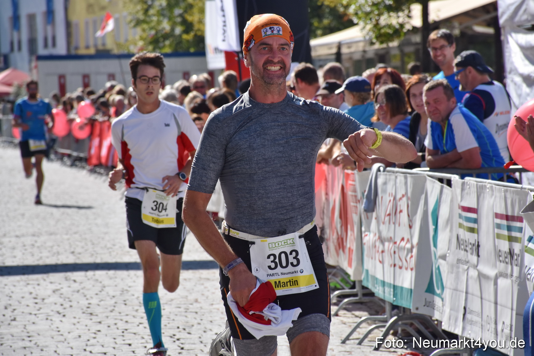 Zieleinlauf Stadtlauf Neumarkt 2018 0741