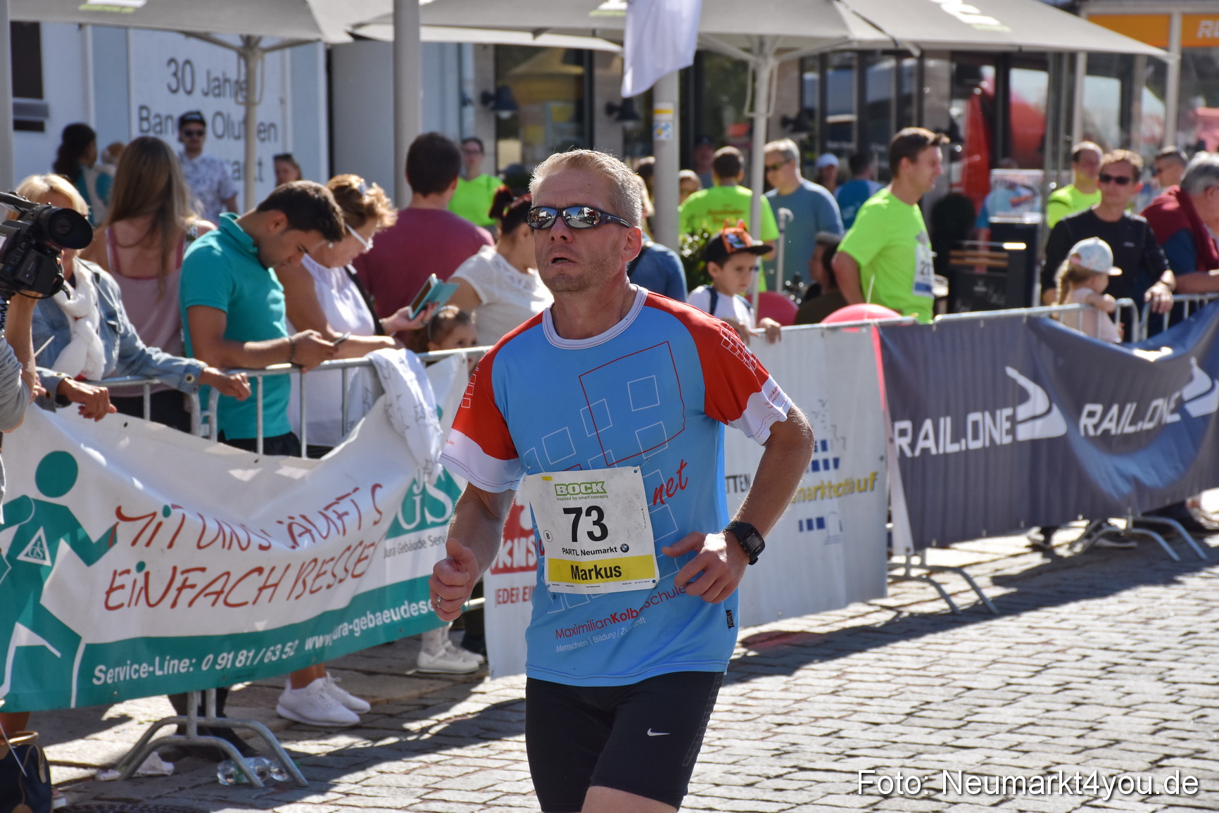 Zieleinlauf Stadtlauf Neumarkt 2018 0782