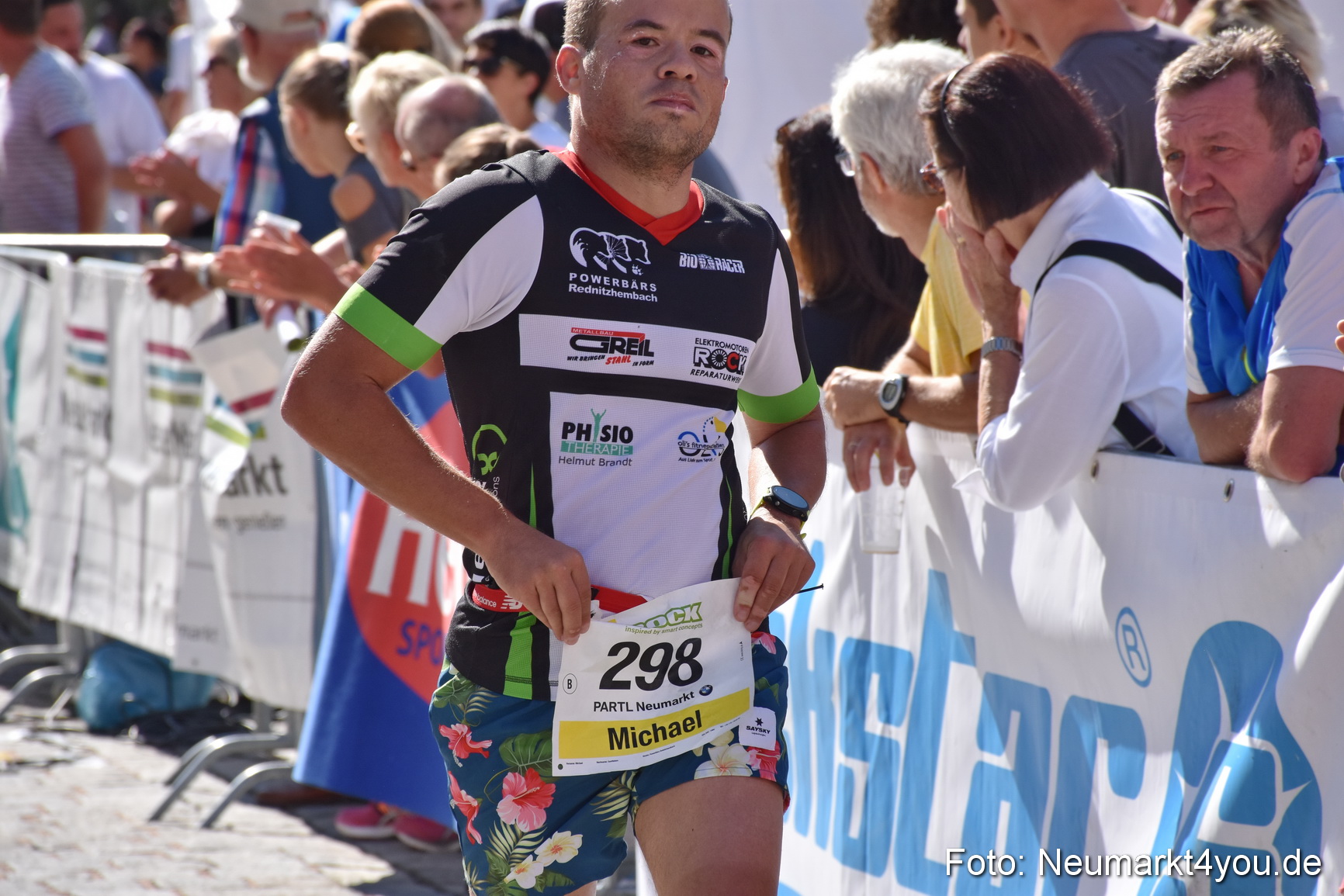 Zieleinlauf Stadtlauf Neumarkt 2018 0804