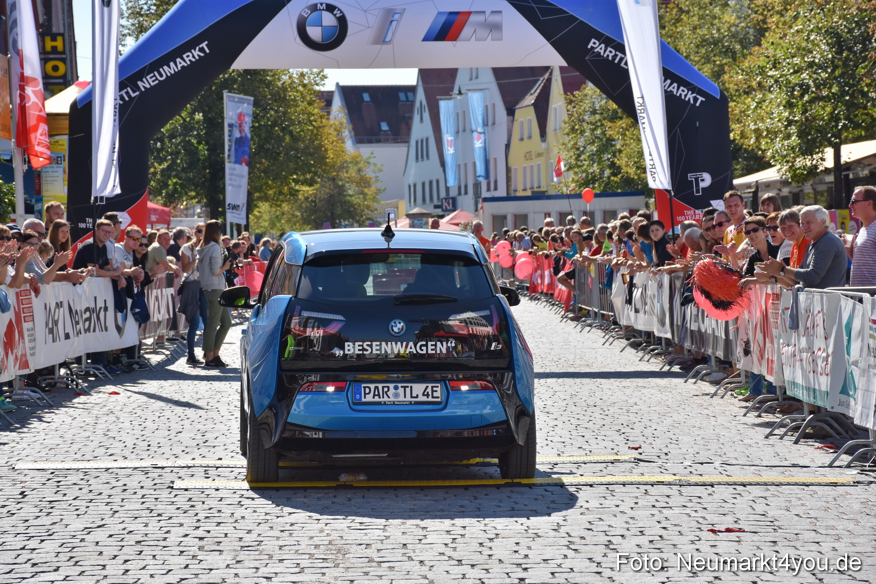 Zieleinlauf Stadtlauf Neumarkt 2018 0808