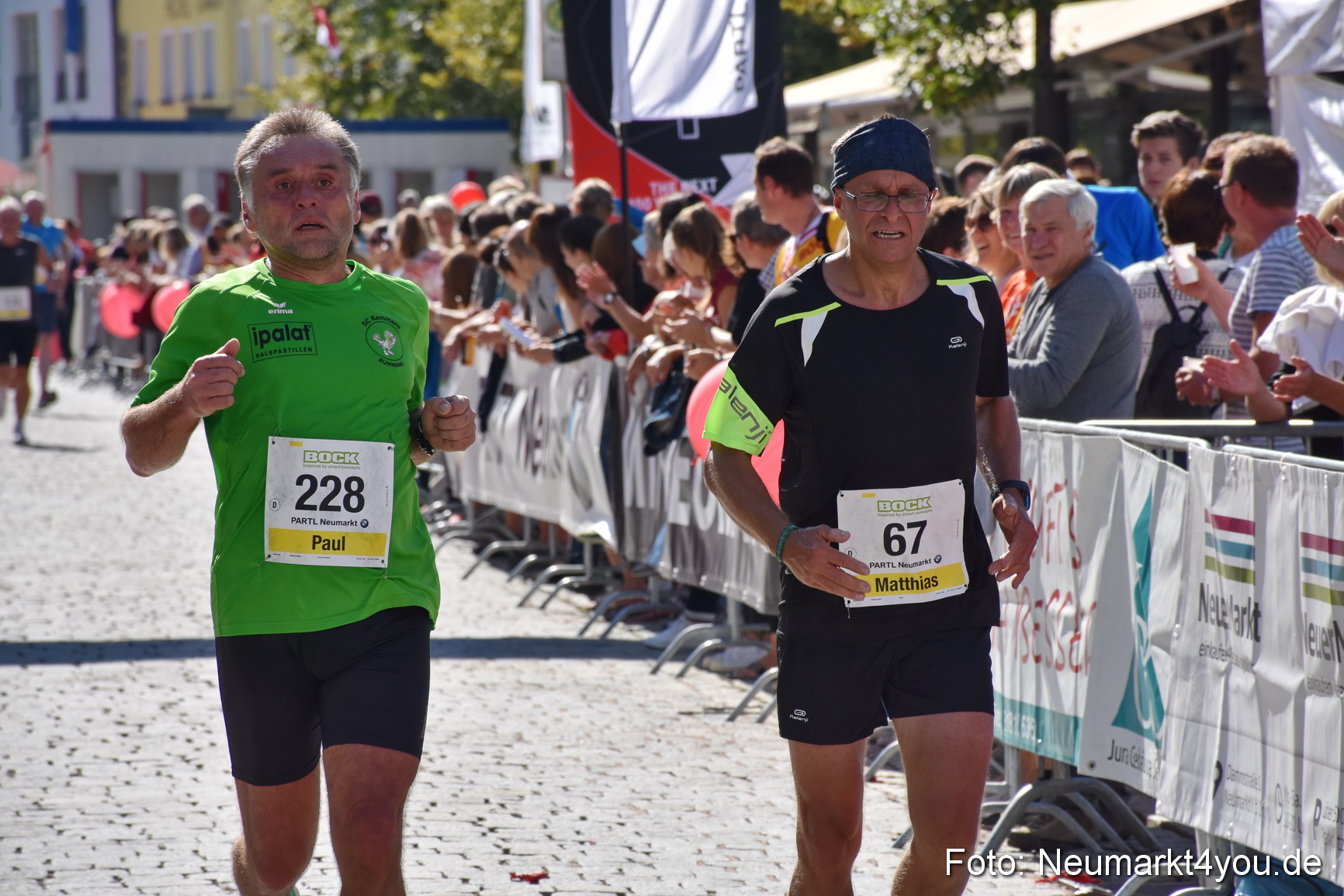 Zieleinlauf Stadtlauf Neumarkt 2018 0825