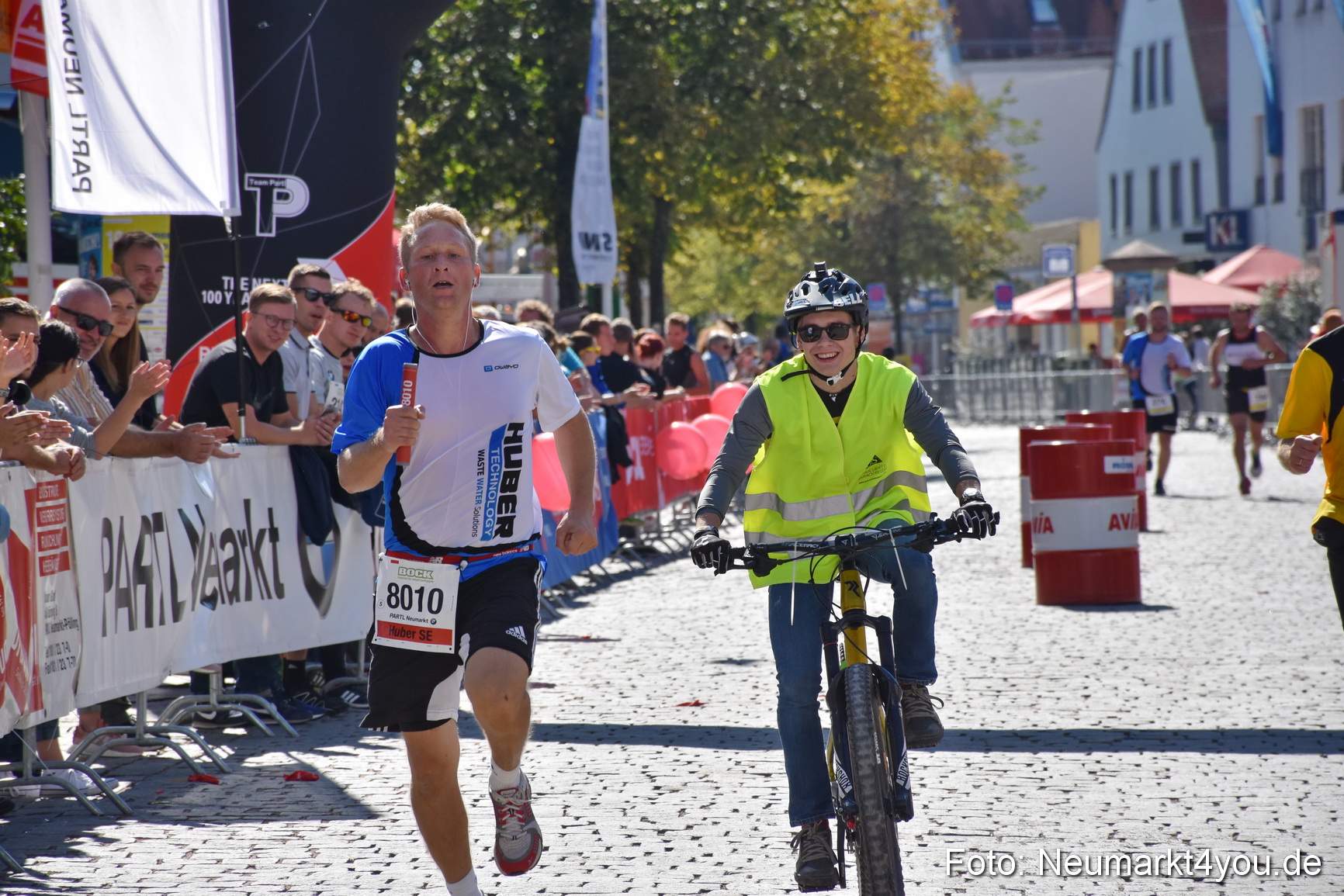 Zieleinlauf Stadtlauf Neumarkt 2018 0829