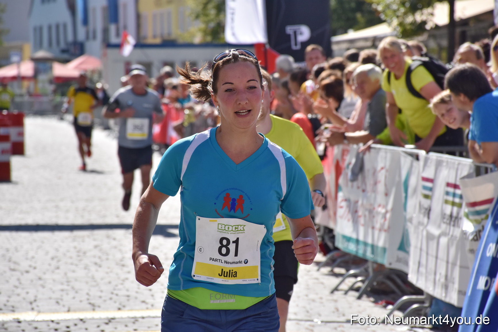 Zieleinlauf Stadtlauf Neumarkt 2018 0908