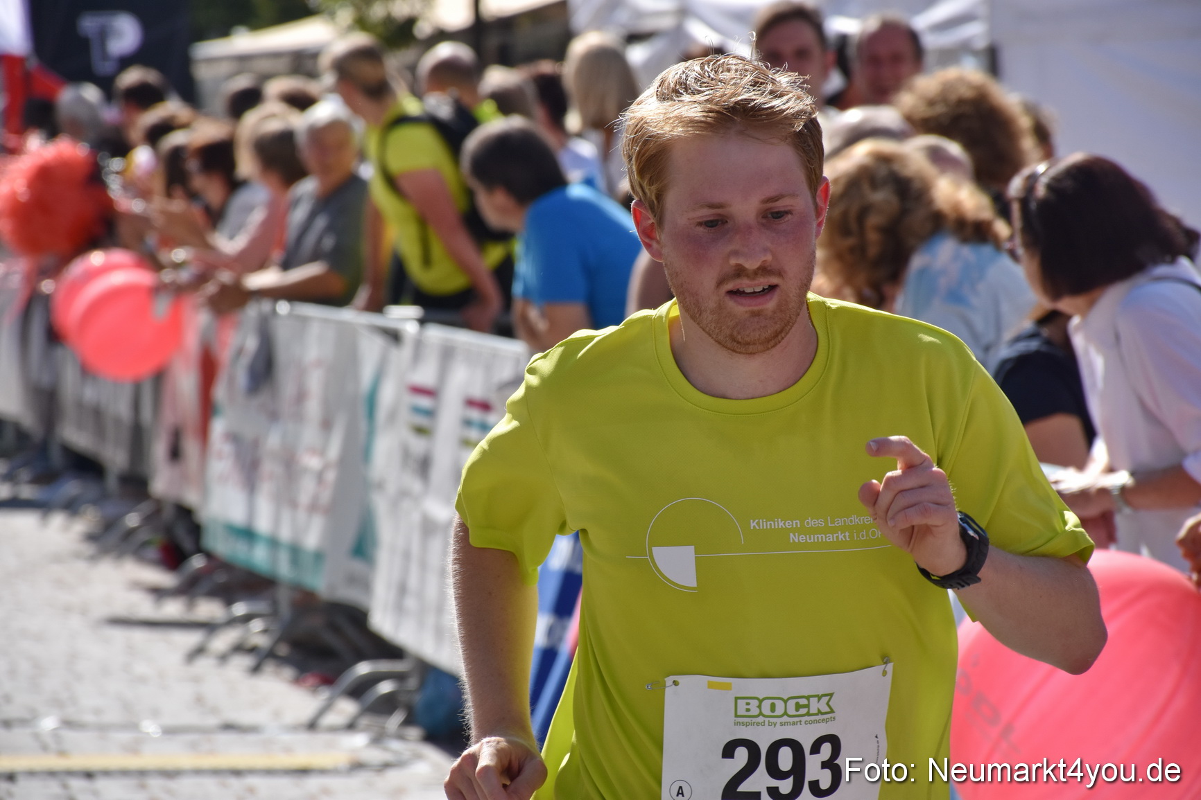 Zieleinlauf Stadtlauf Neumarkt 2018 0909