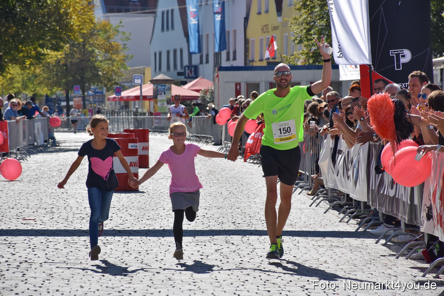 Zieleinlauf Stadtlauf Neumarkt 2018 0915