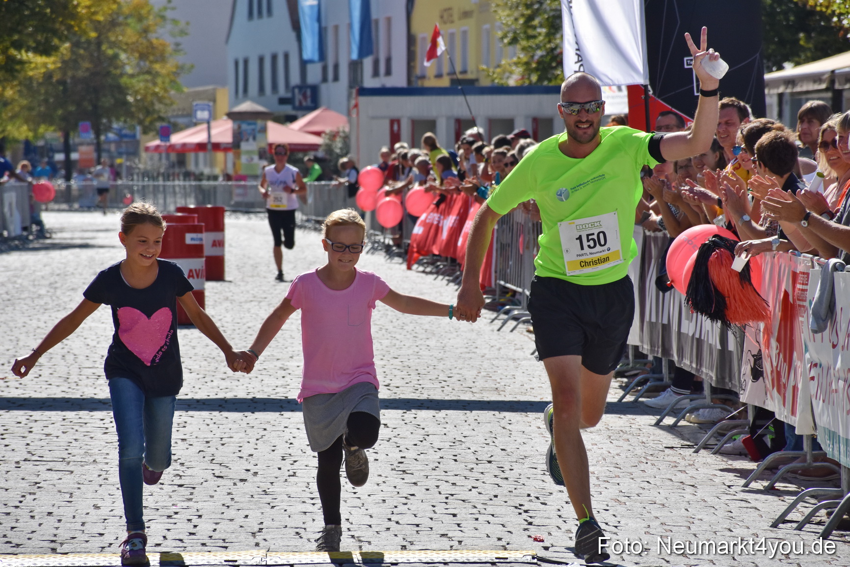 Zieleinlauf Stadtlauf Neumarkt 2018 0916
