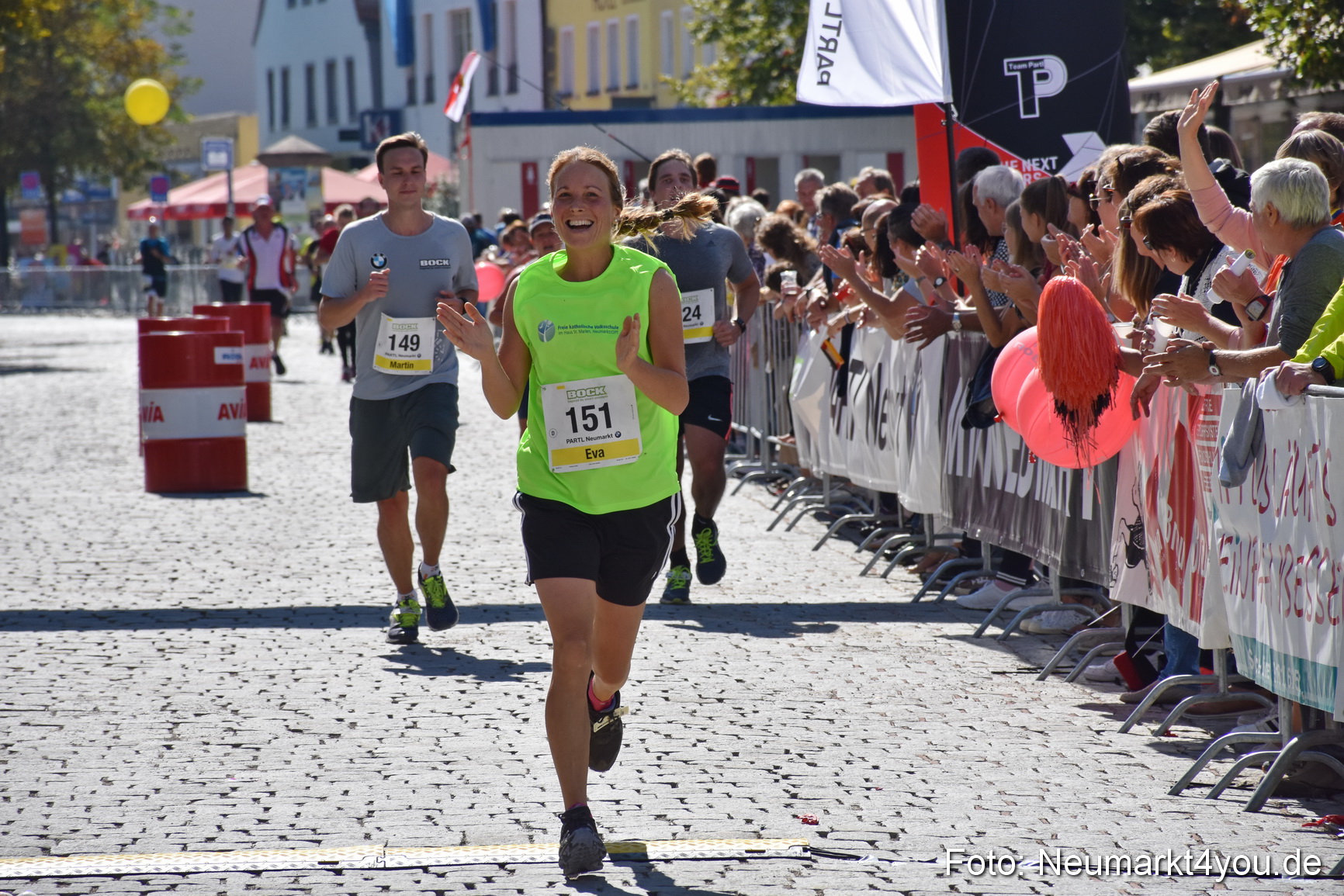 Zieleinlauf Stadtlauf Neumarkt 2018 0924