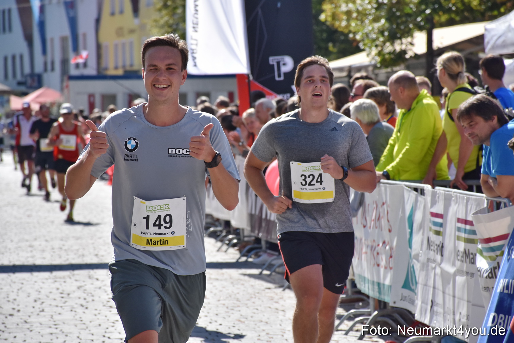Zieleinlauf Stadtlauf Neumarkt 2018 0926