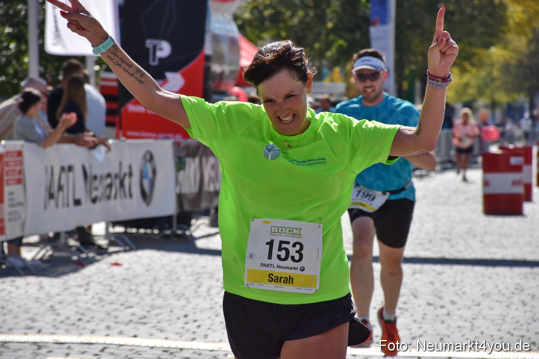 Zieleinlauf Stadtlauf Neumarkt 2018 0941