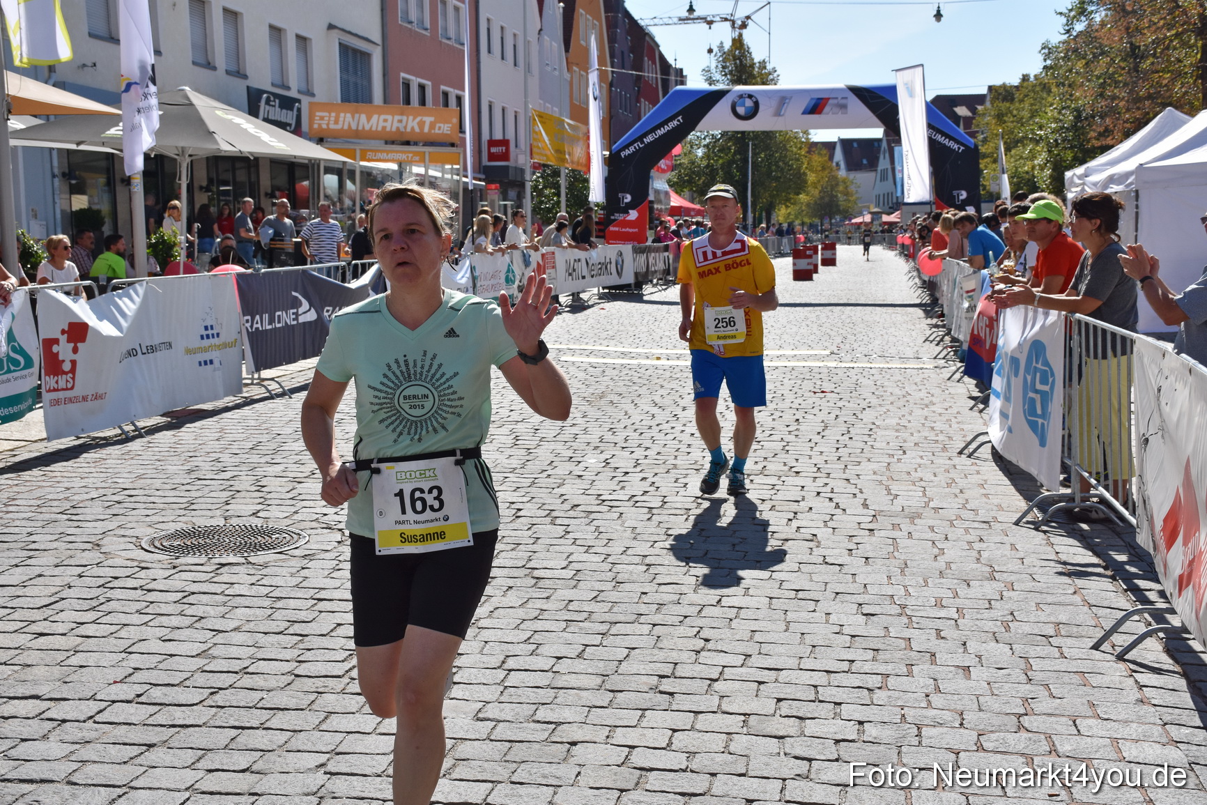 Zieleinlauf Stadtlauf Neumarkt 2018 0953