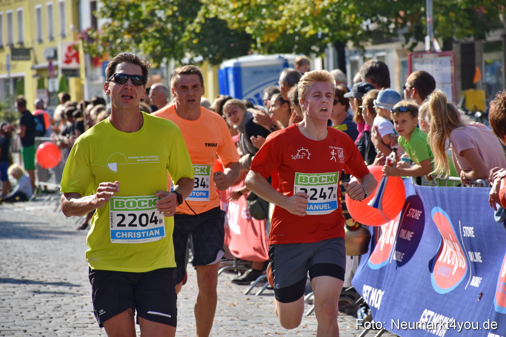 Stadtlauf Neumarkt Zieleinlauf 2019 0317
