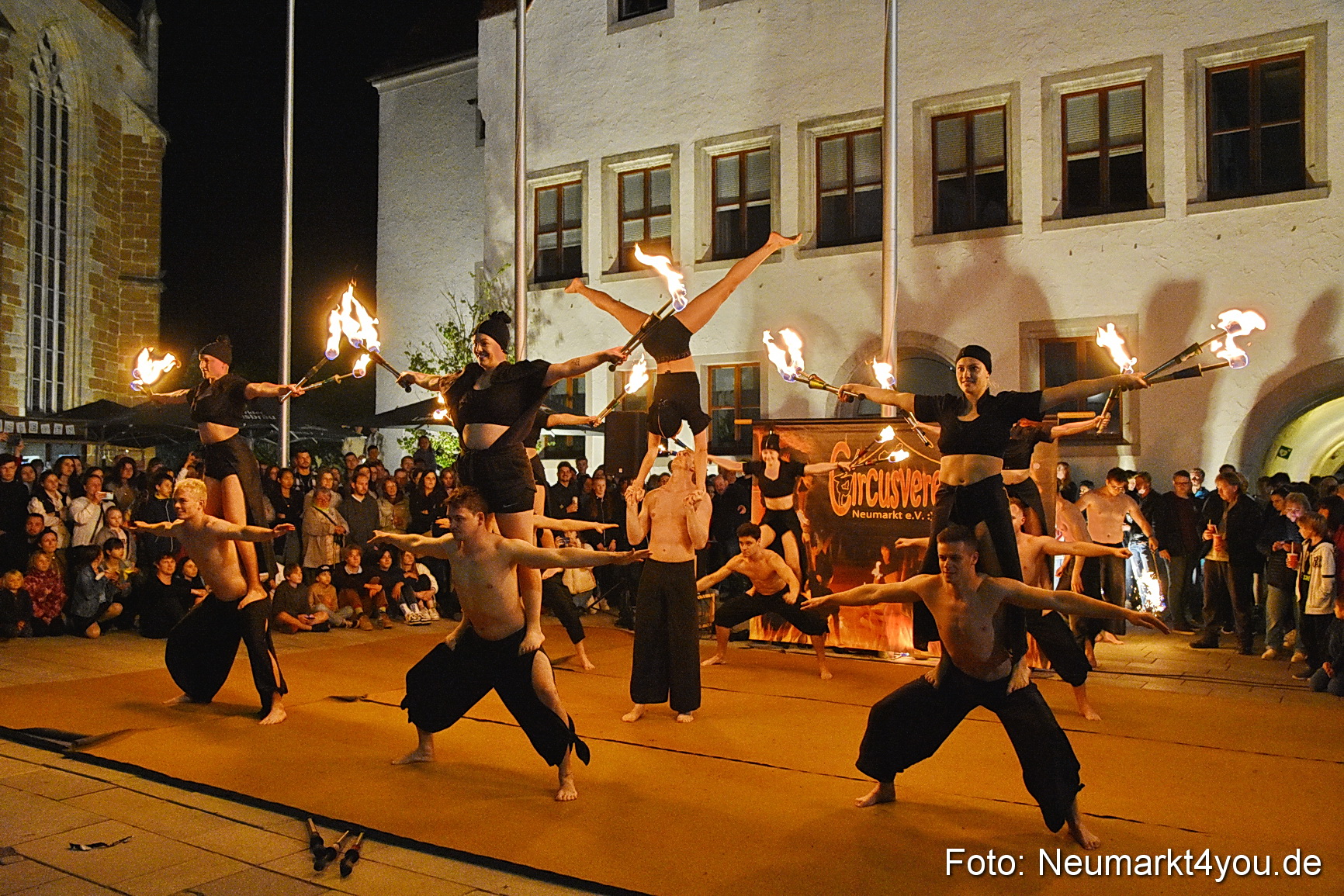 Feuershow Rathausplatz Nacht der Sinne 2022 0015