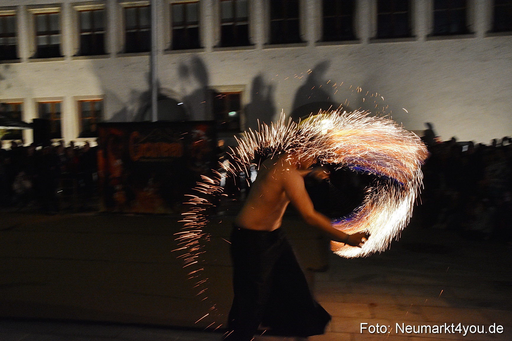 Feuershow Rathausplatz Nacht der Sinne 2022 0021