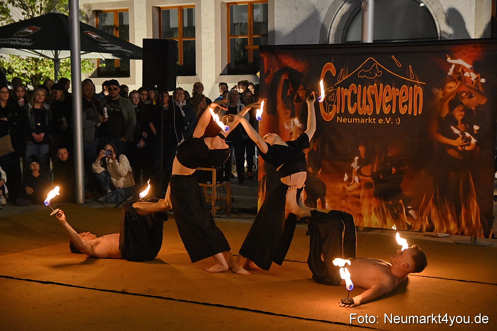Feuershow Rathausplatz Nacht der Sinne 2022 0046