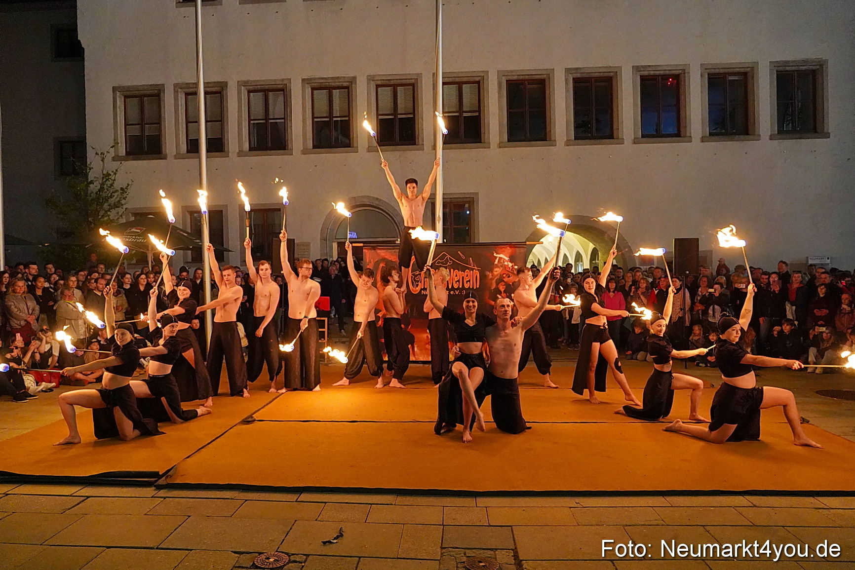 Feuershow Rathausplatz Nacht der Sinne 2022 0052