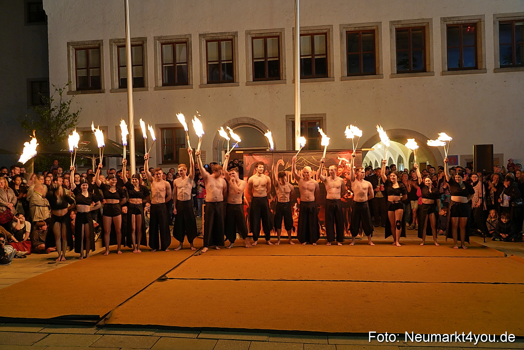 Feuershow Rathausplatz Nacht der Sinne 2022 0054