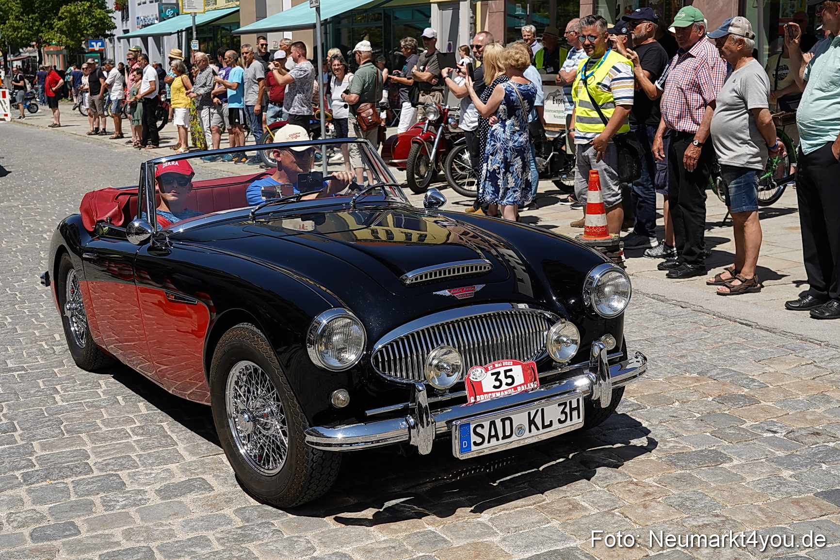 Start der Ausfahrt in den Landkreis Neumarkt