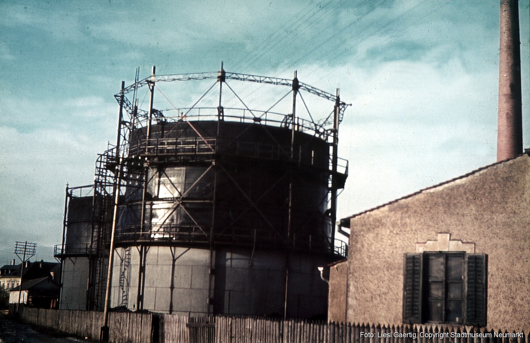 Gaskessel am Bahnhof