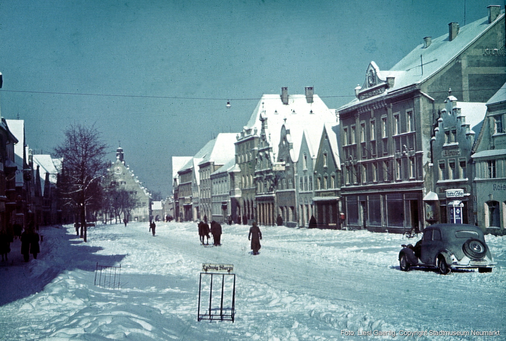 Oberer Markt im Winter 1942